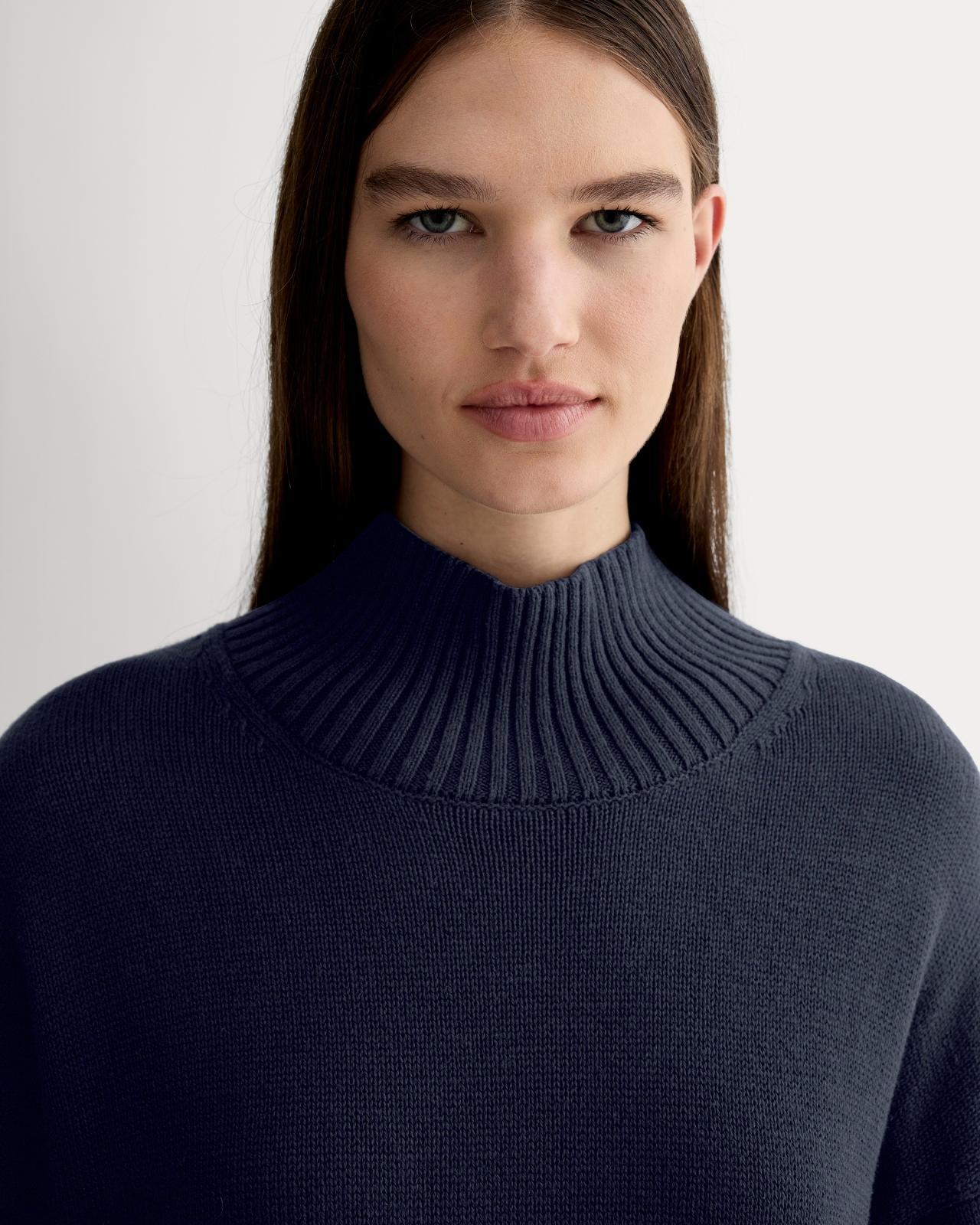 The Boxy Turtleneck in Everyday Cotton Product Image