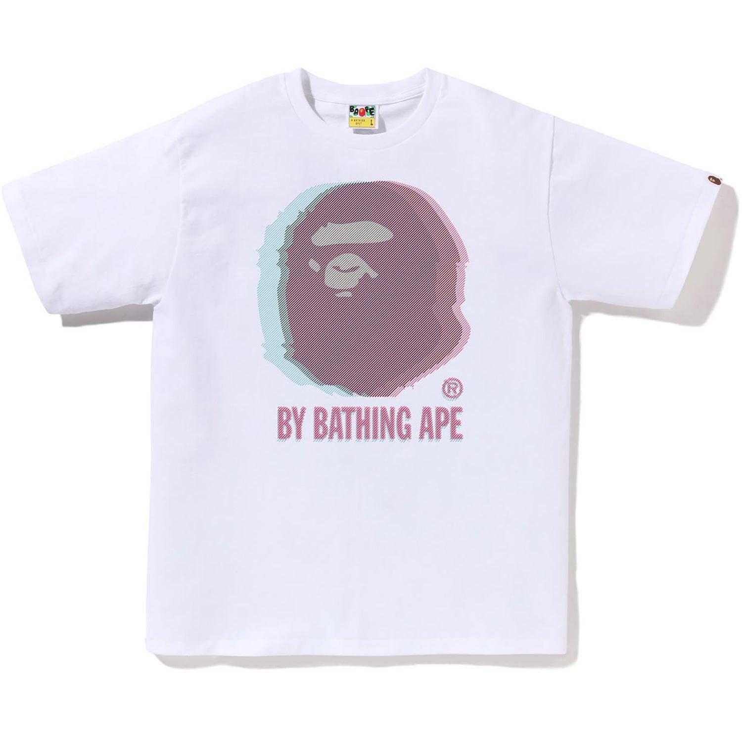 BAPE MENS GLITCH ART BY A BATHING APE T-SHIRT Male Product Image