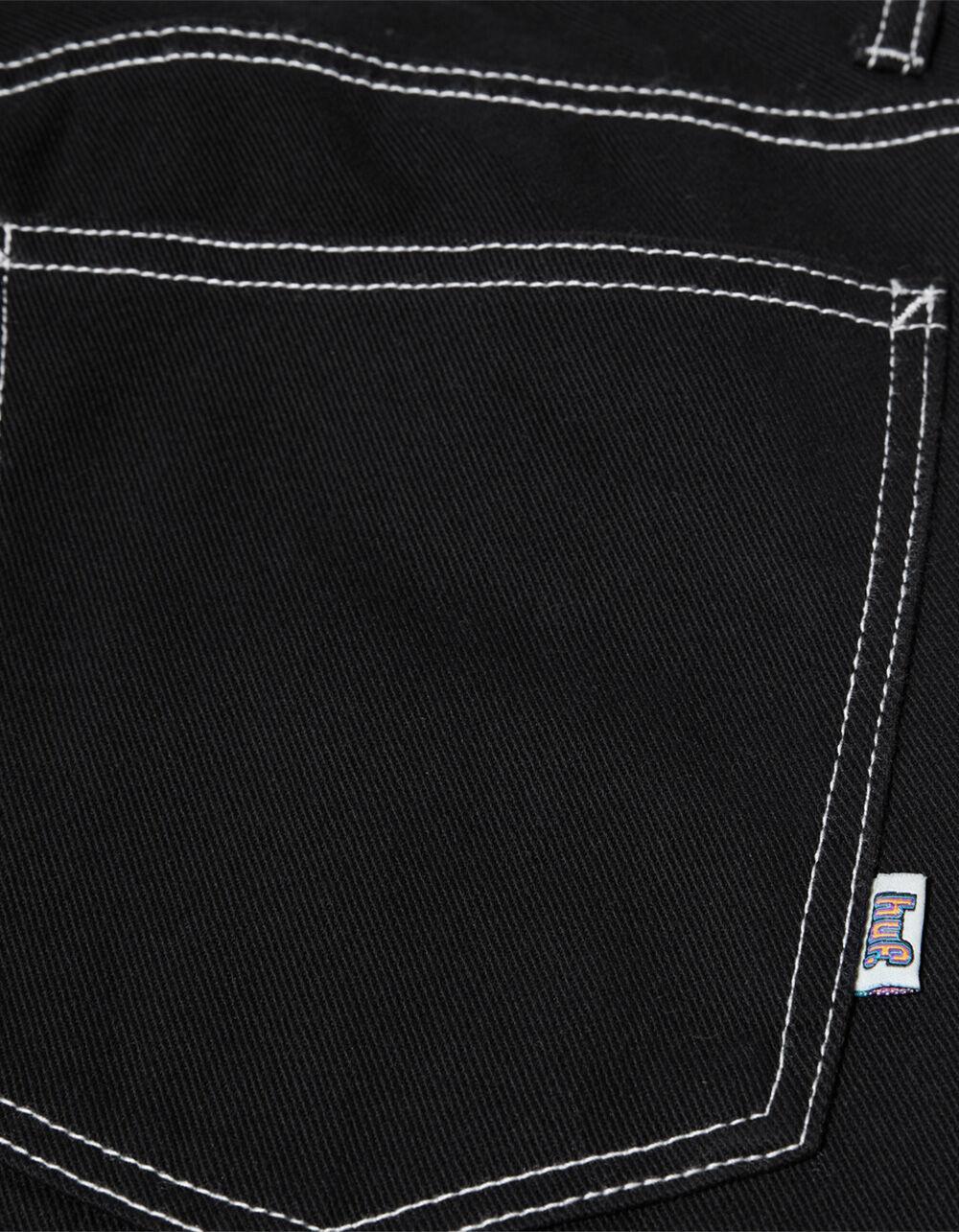 HUF Cromer Signature Pant Mens Baggy Jeans - BLK/WHT Product Image