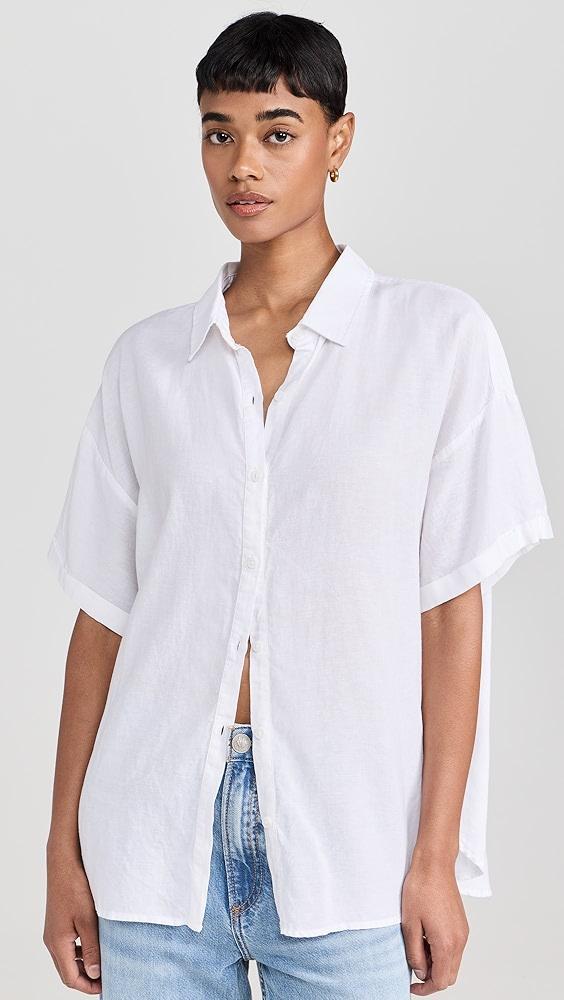 Splendid Dawson Linen Button Down | Shopbop Product Image