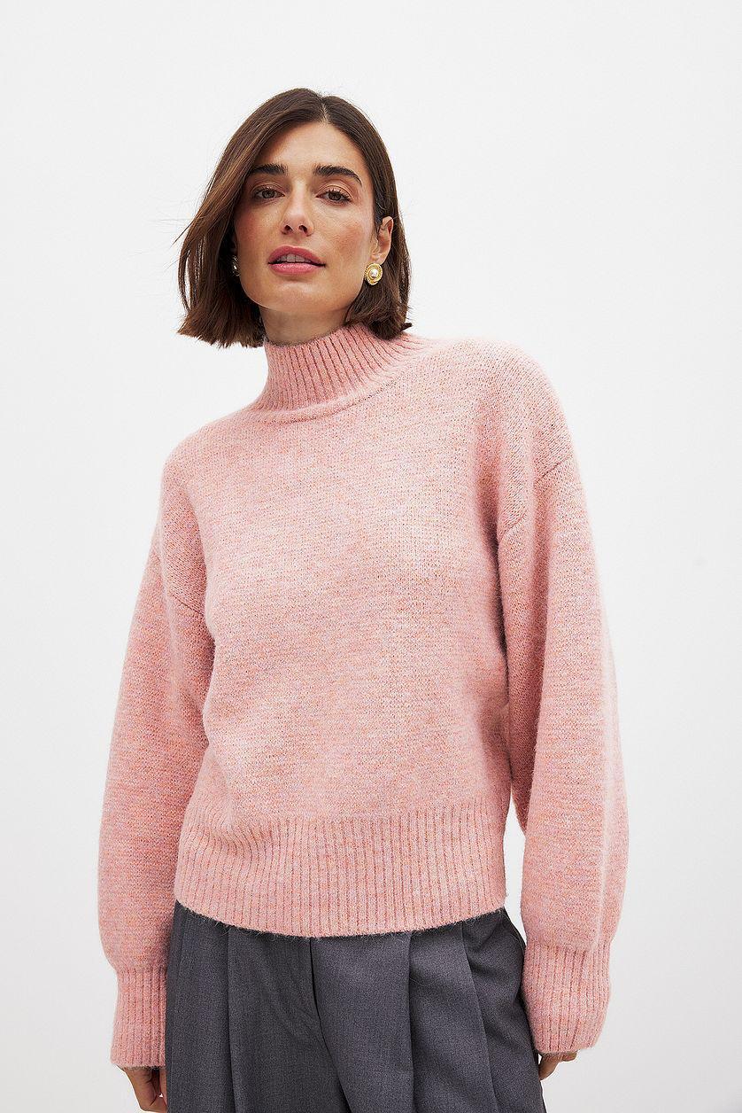 Knitted Turtle Neck Sweater Product Image