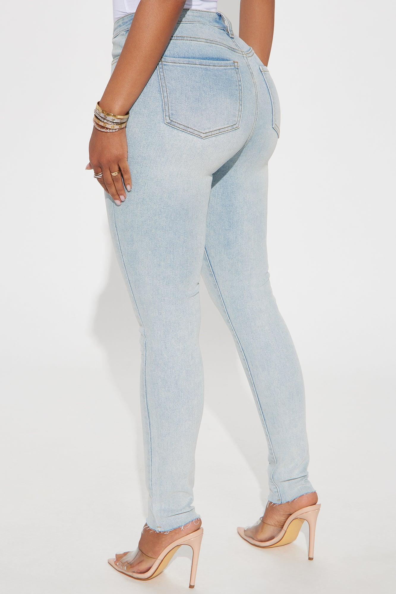 In My Prime High Waist Skinny Jeans - Light Wash Product Image