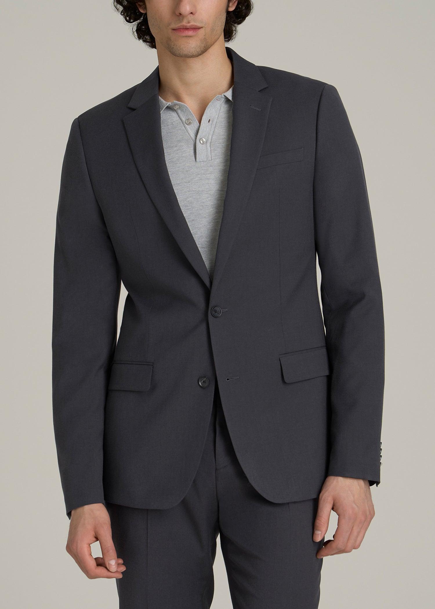Suit Jacket for Tall Men in Mid Grey Product Image