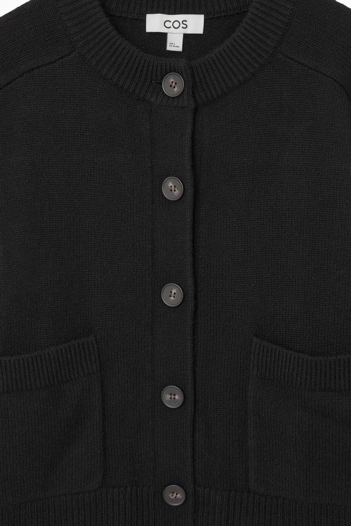 WOOL CREW-NECK CARDIGAN Product Image