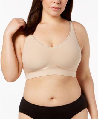 Bali Comfort Revolution Shaping Wireless Bra DF3488, Womens Blue Dot Product Image