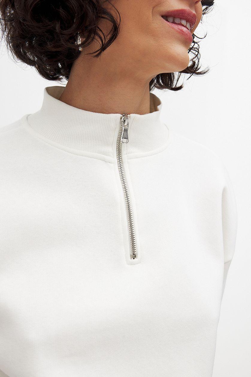 Zip Detail Sweatshirt Product Image