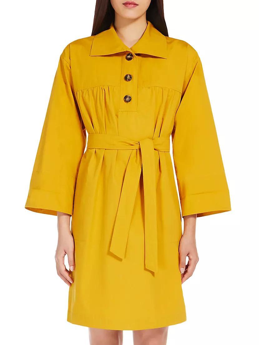 Afro Cotton Trench Dress Product Image