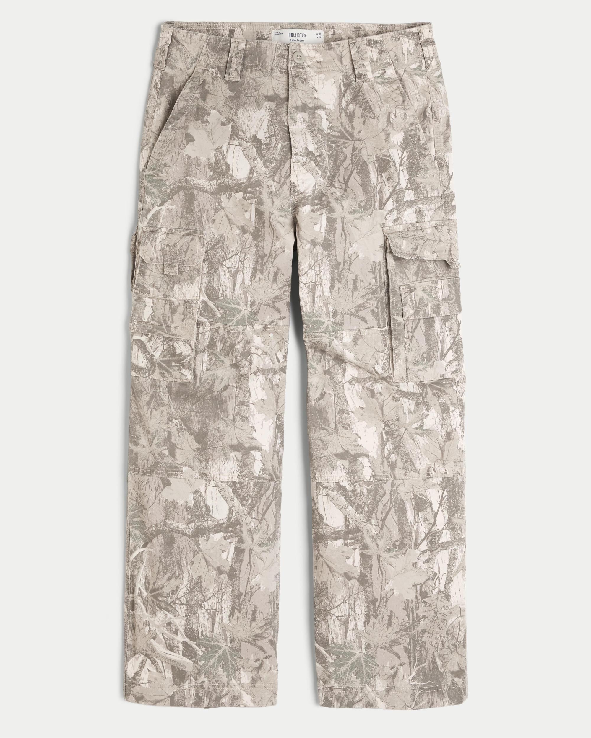 Super Baggy Camo Cargo Pants Product Image
