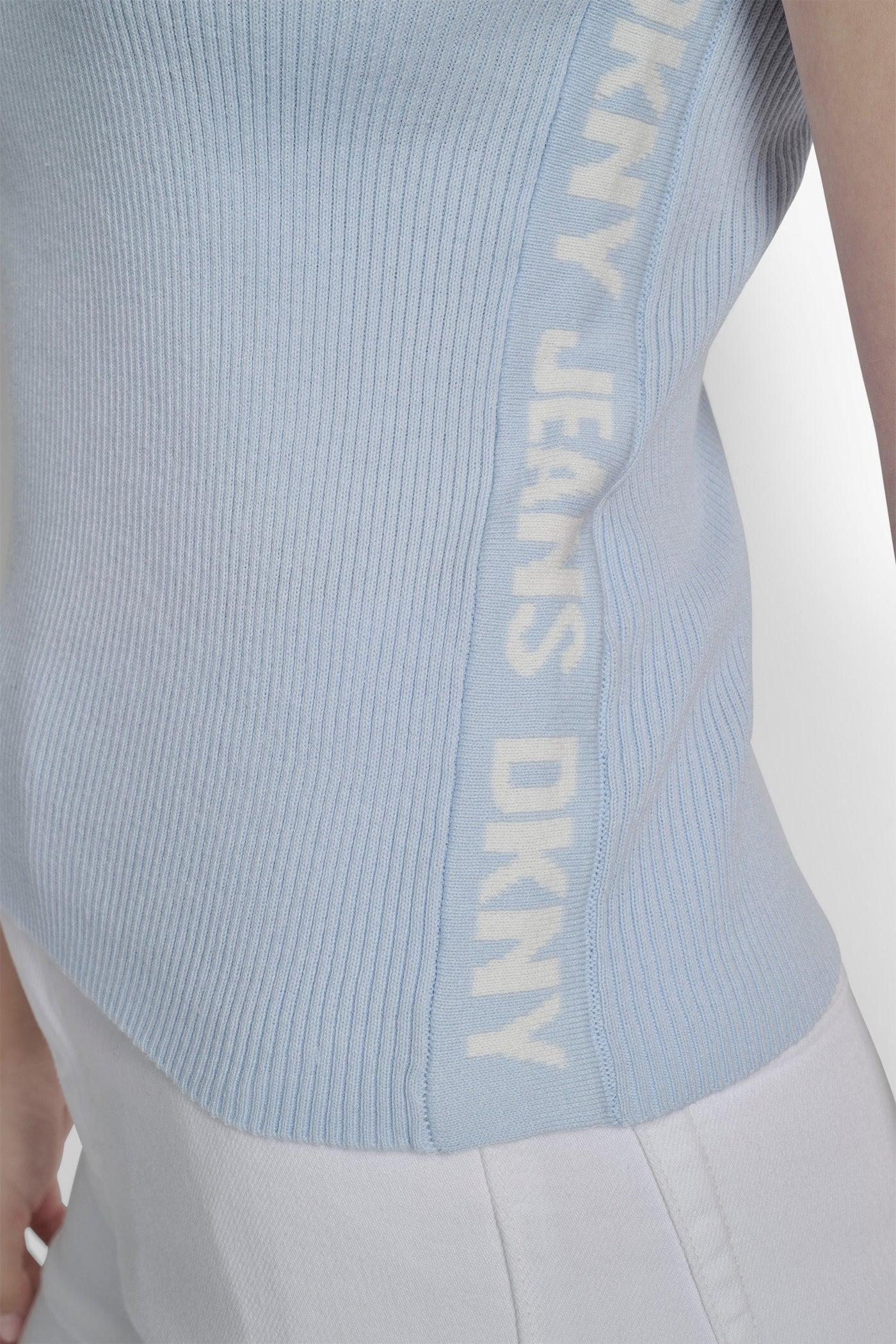 CROPPED LOGO-TRIMMED TOP Product Image