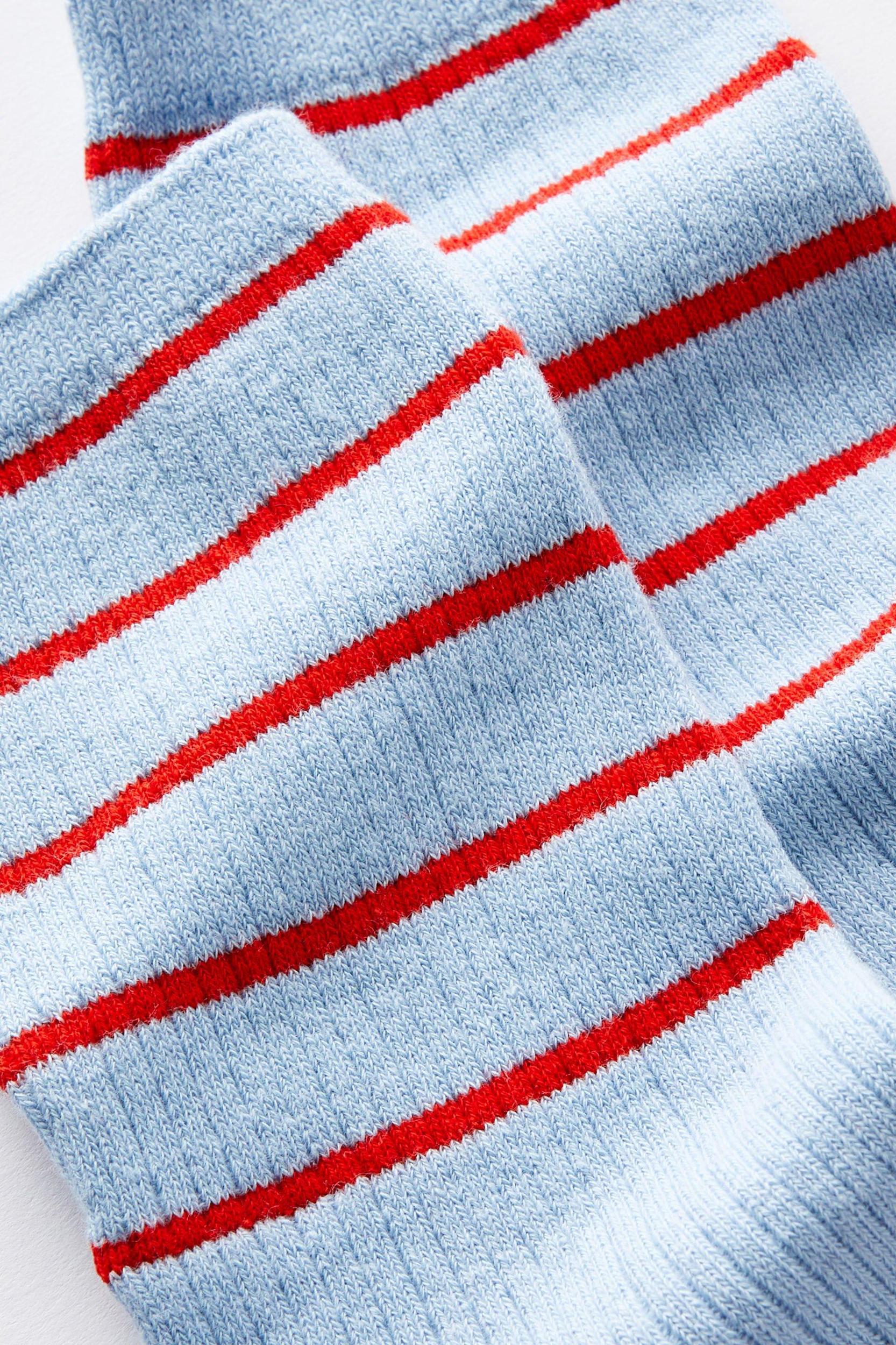Stripe Ribbed Crew Sock Product Image