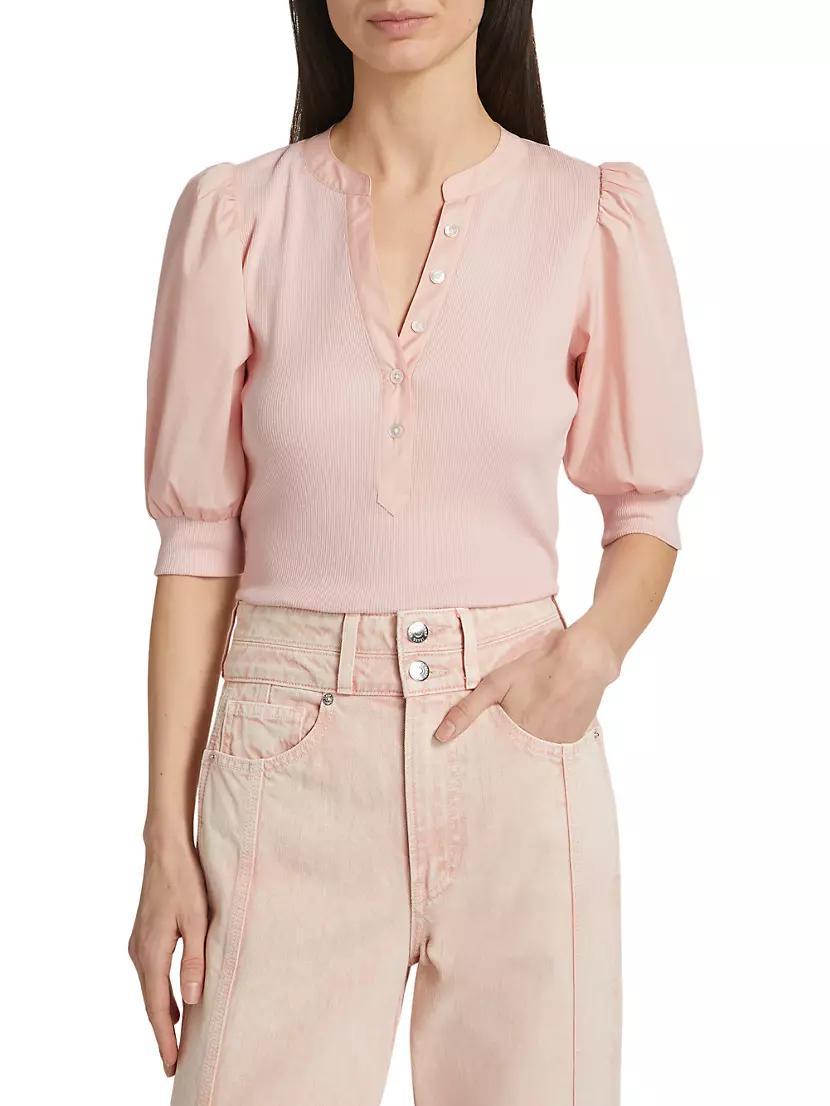 Coralee Puff-Sleeve Top Product Image