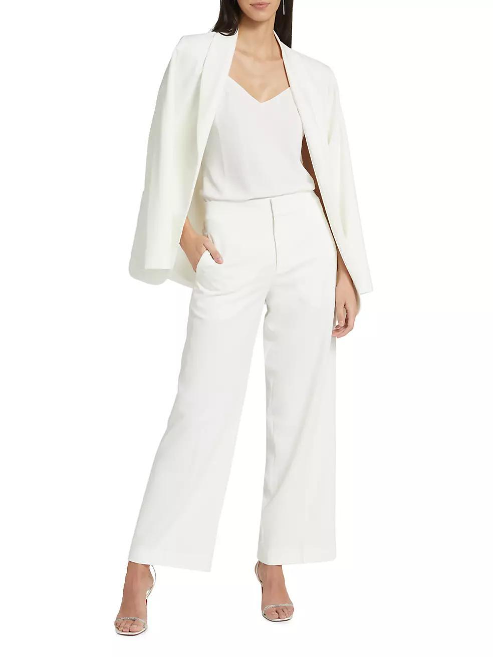 Pleated Wide-Leg Pants Product Image