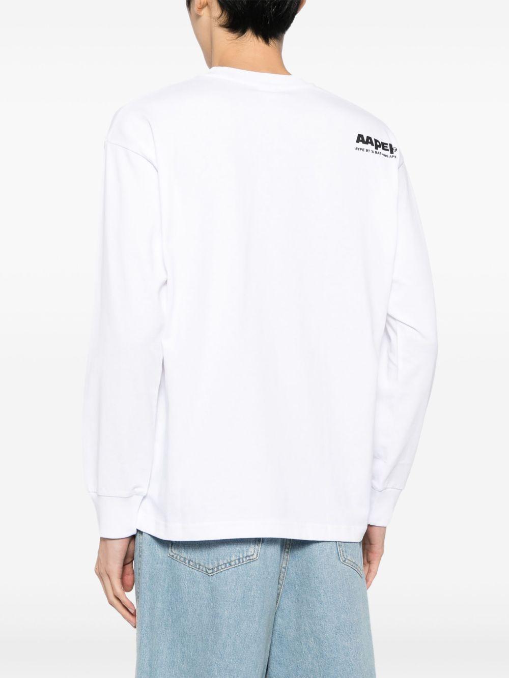 Moonface patch long-sleeve tee Product Image
