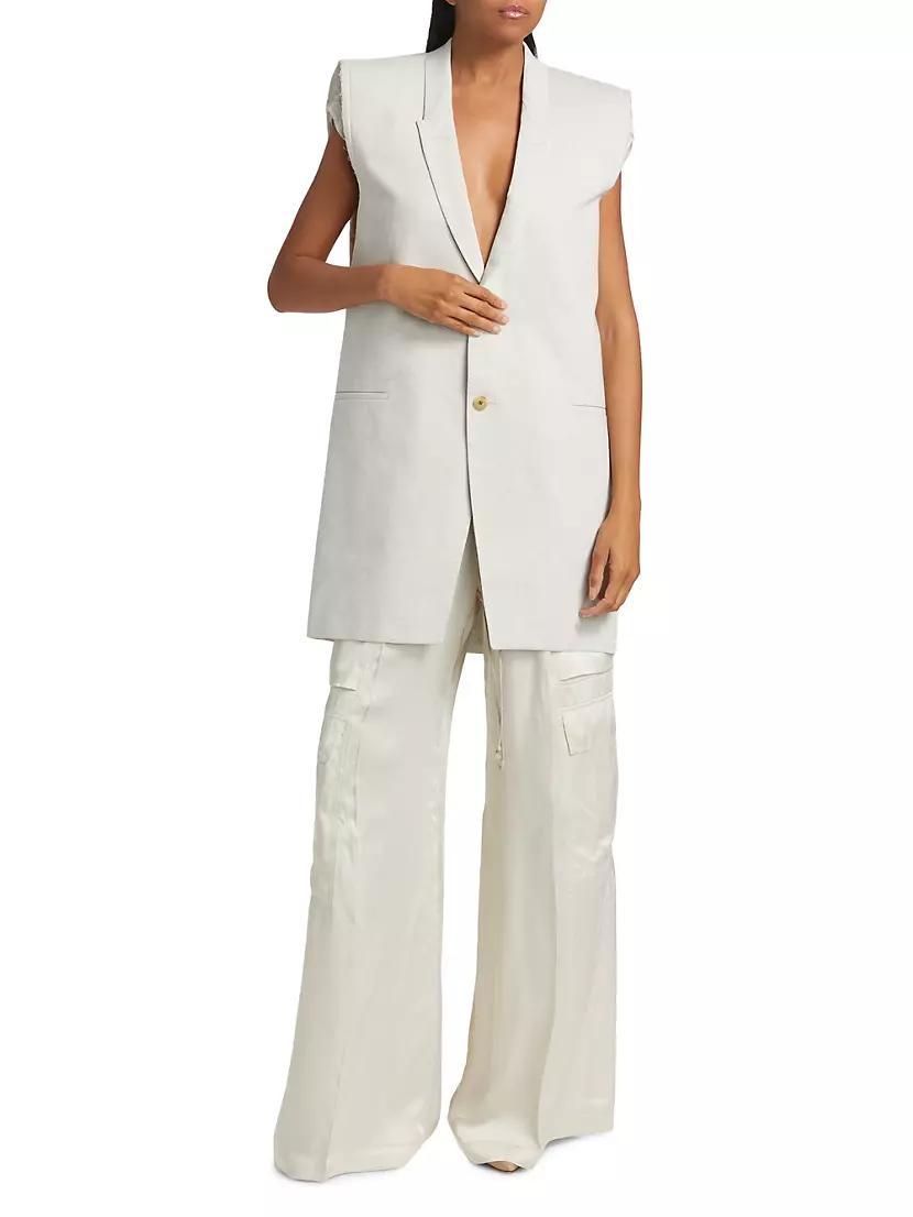Dirt Longline Wool Vest Product Image