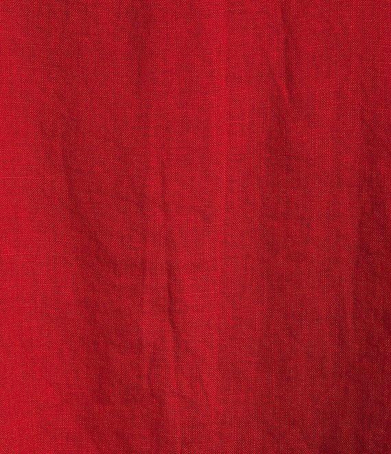 Bryn Walker Light Linen Hopper Scoop Neck Elbow Sleeve Pocketed Shift Dress Product Image