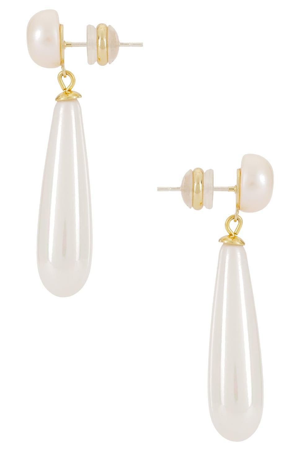 Linnea Pearl Drop Earring SHASHI Product Image