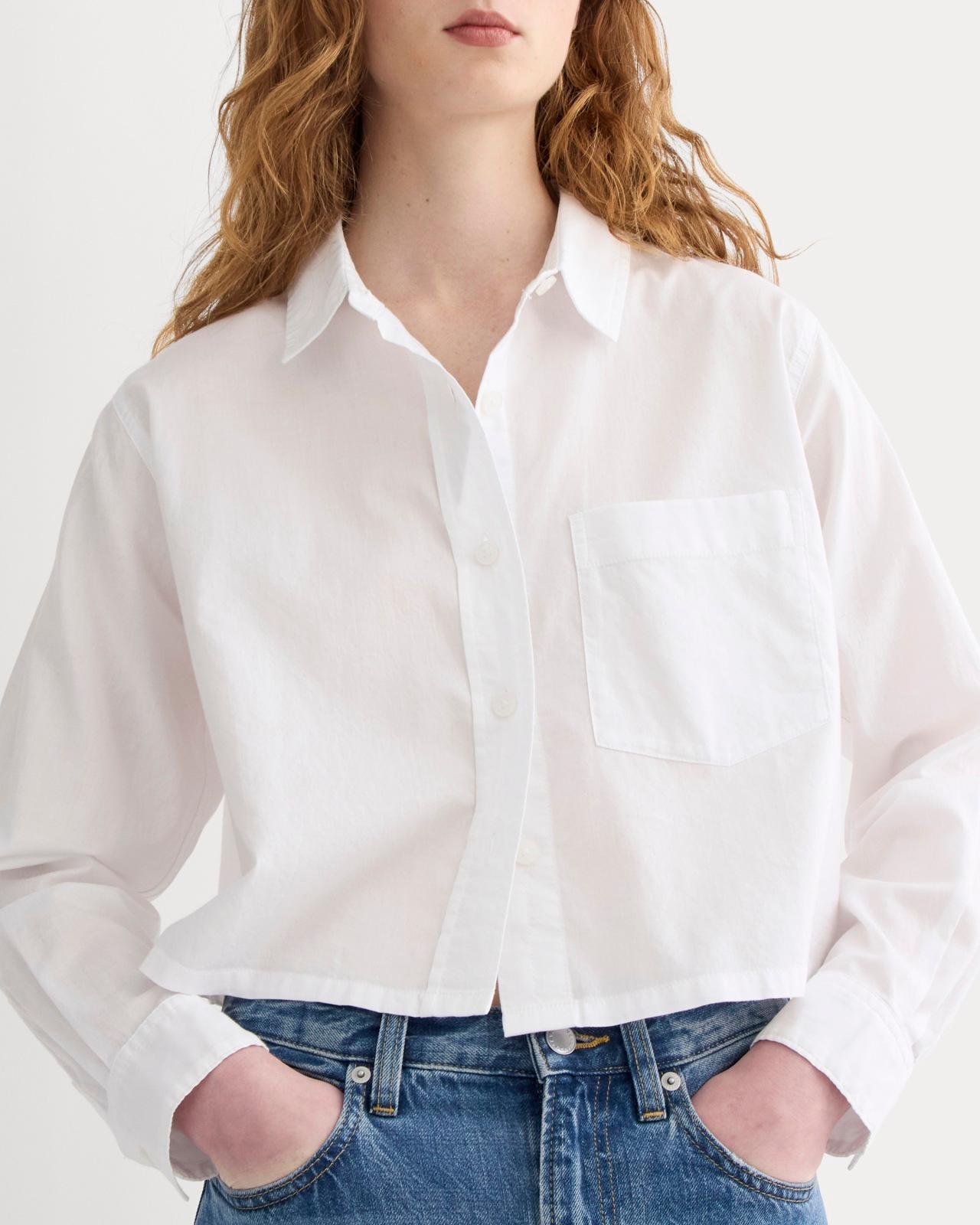 The Way-Short Shirt in Silky Cotton Product Image