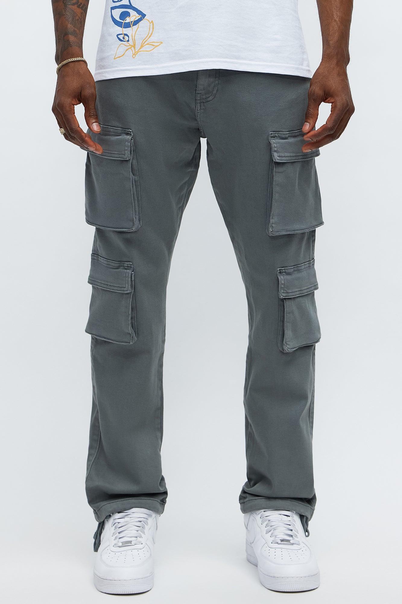 Slim Double It Up Cargo Pants - Sage Product Image