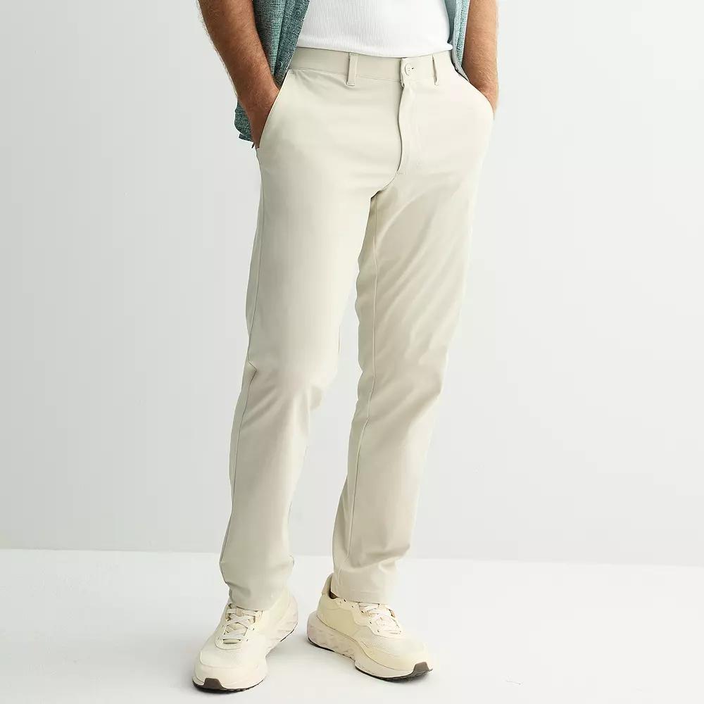 Men's FLX Premium Regular Fit Chino Pants, Size: 32X30, Brown Product Image