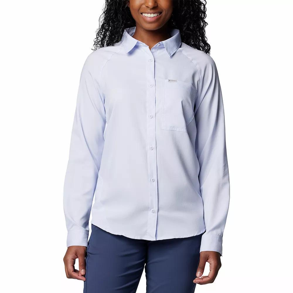 Women's Columbia Anytime Lite™ Long-Sleeve Shirt, Size: Large, Snowdrift Product Image