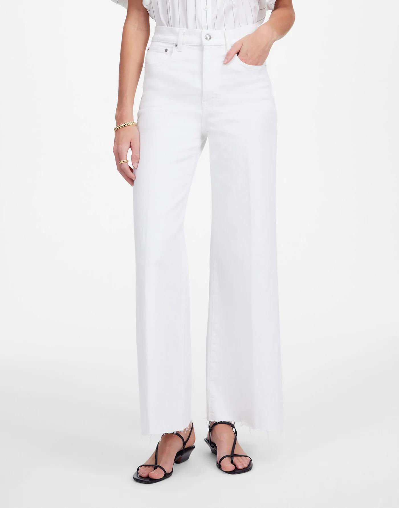 Flared Wide-Leg Crop Jeans Product Image