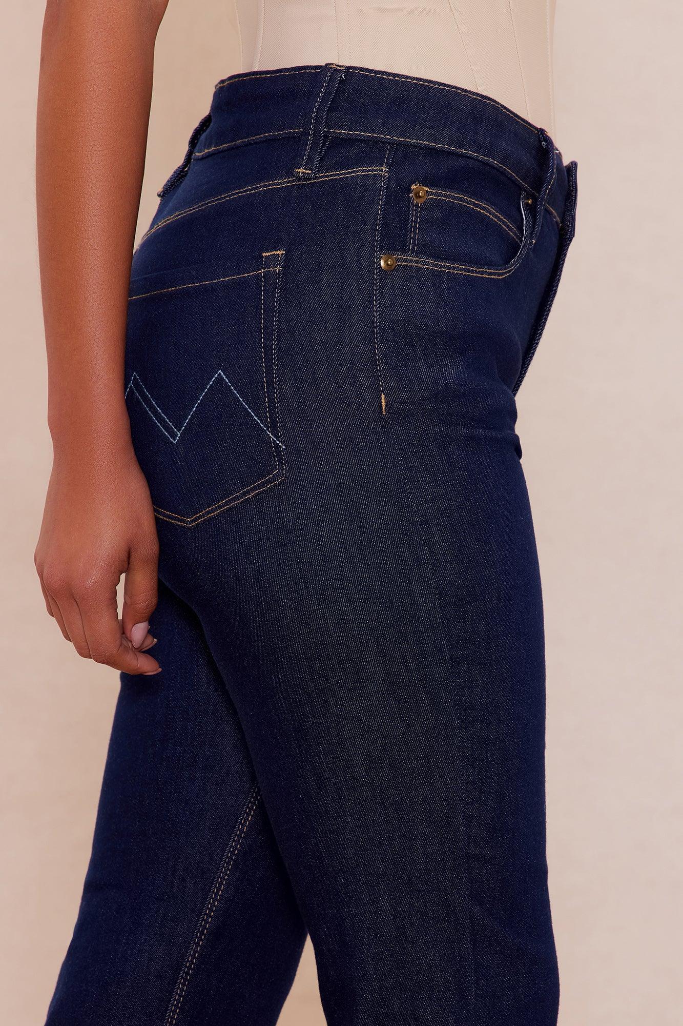 Jenni Denim Skinny Jean - Dark Wash Product Image