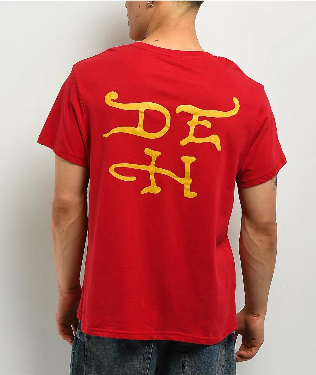 Ed Hardy Cobra Rhinestone Red T-Shirt Product Image