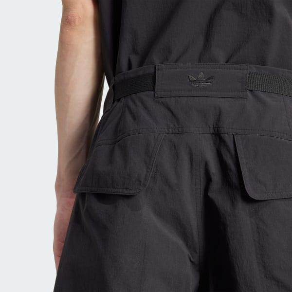 adidas Premium Essentials Utility Cargo Shorts Black S Mens Product Image
