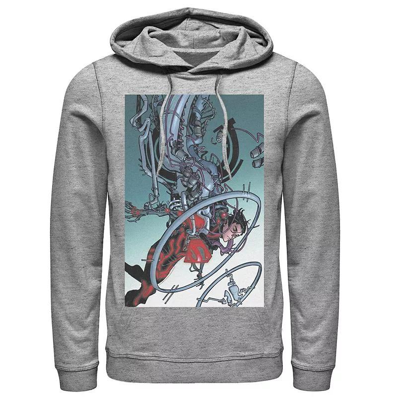 Men's DC Comics Superman Mechanics Comic Poster Hoodie, Size: Small, Black Product Image