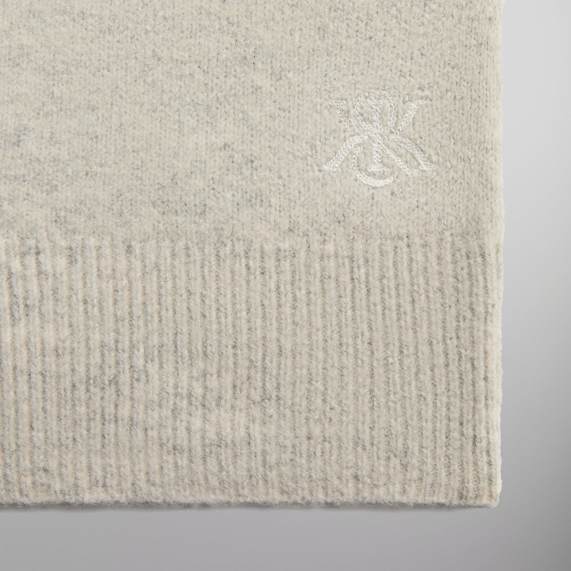 Kith Boucle Harmon Rugby Pullover Sweater - Light Heather Grey Male Product Image