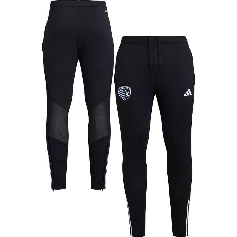 Mens adidas Black FC Dallas 2023 On-Field Team Crest AEROREADY Training Pants Product Image