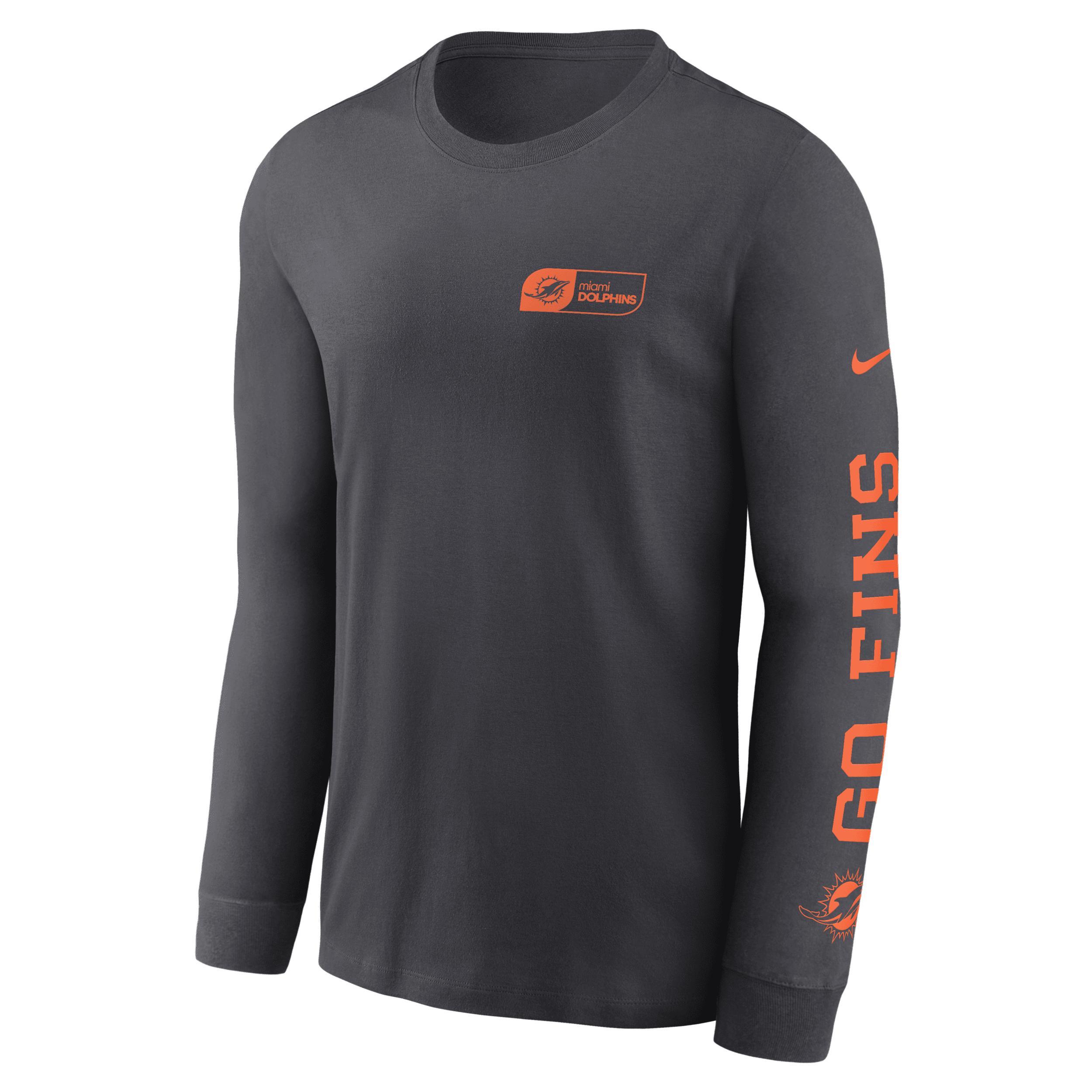 Jacksonville Jaguars Sideline Team Issue Men's Nike Dri-FIT NFL Long-Sleeve T-Shirt Product Image