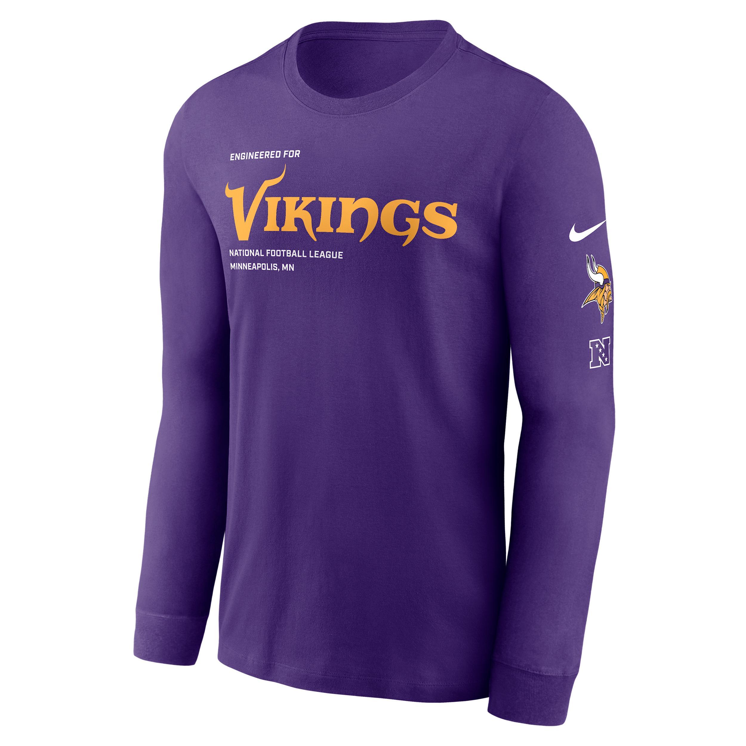 Minnesota Vikings Play To Win Essential Men's Nike NFL Long-Sleeve T-Shirt Product Image