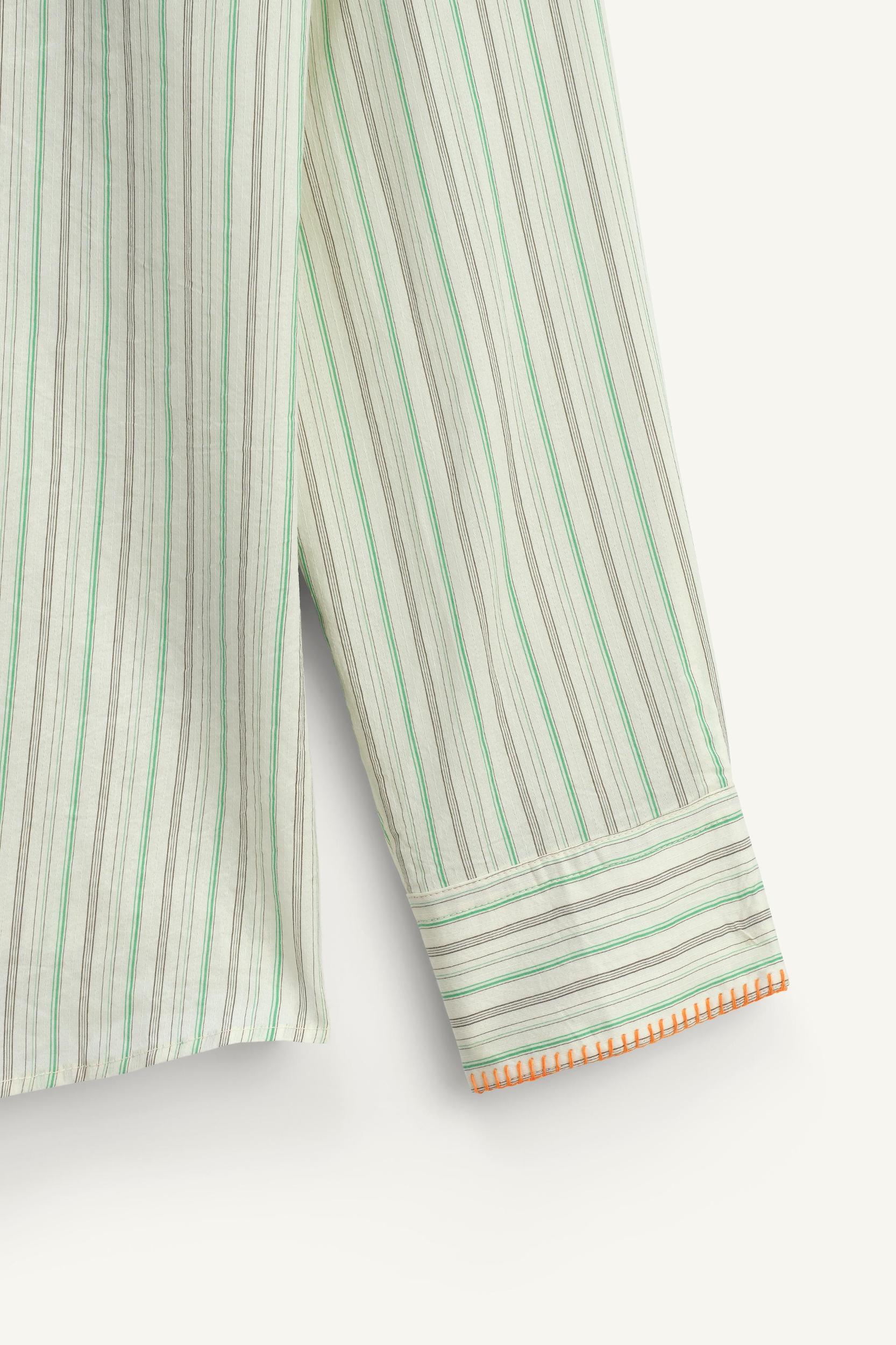 LIMITED EDITION COTTON-SILK STRIPED SHIRT Product Image