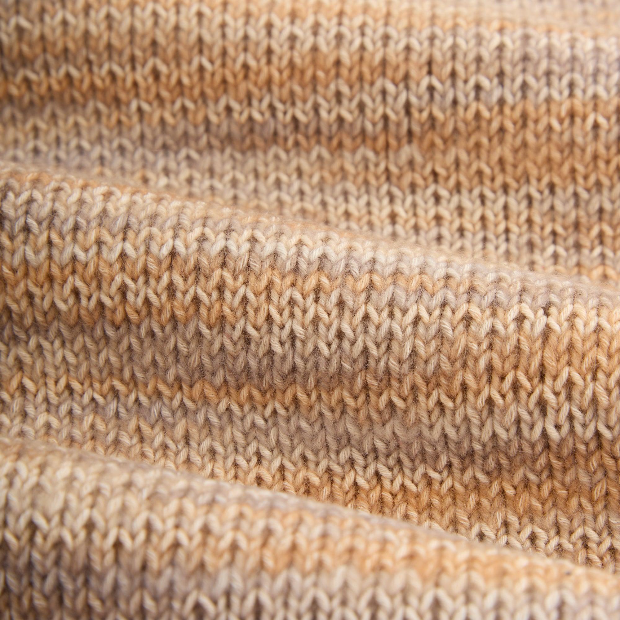 Kith Space Dye Wyona Full Zip Sweater - Maitake Male Product Image