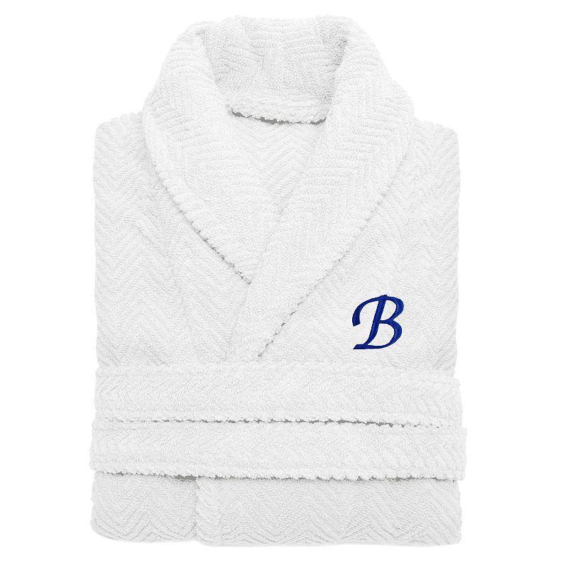 Linum Home Textiles Turkish Cotton Personalized Herringbone Weave Bathrobe, Womens Product Image