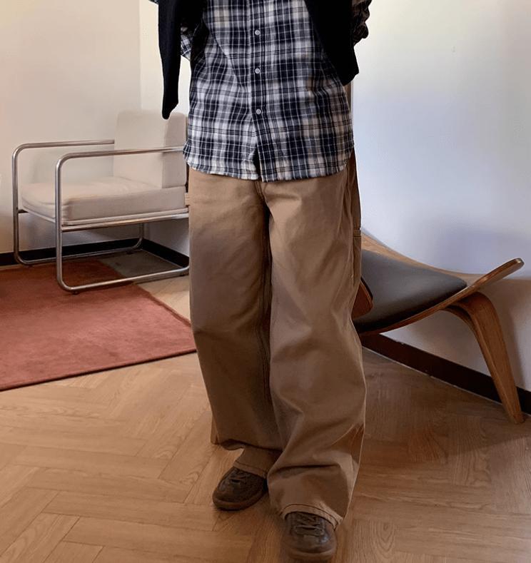 RT No. 11823 WORKWEAR RELAX STRAIGHT JEANS Product Image