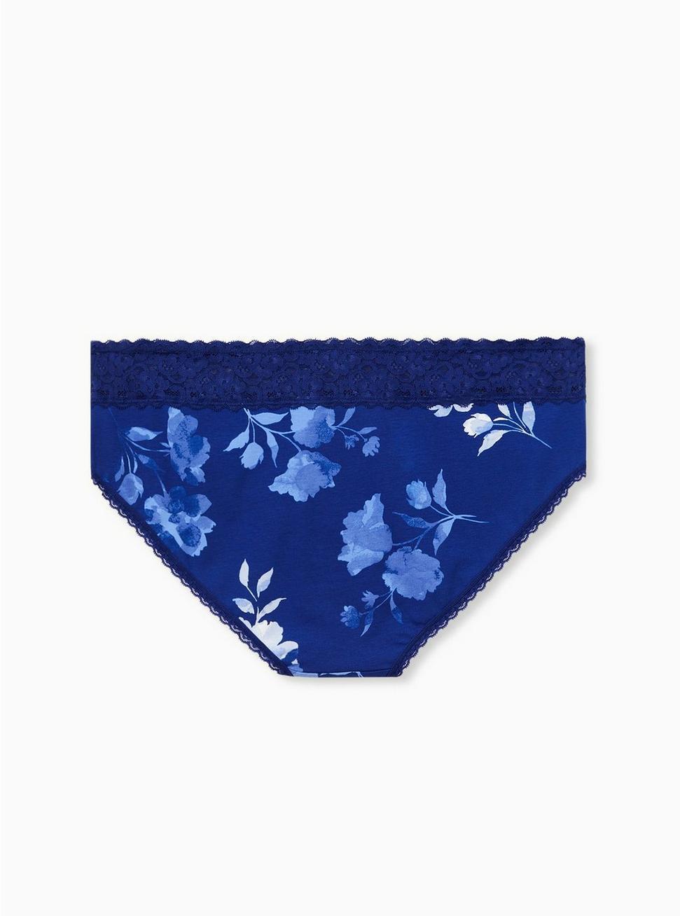 Mid-Rise Hipster Lace Trim Panty Product Image