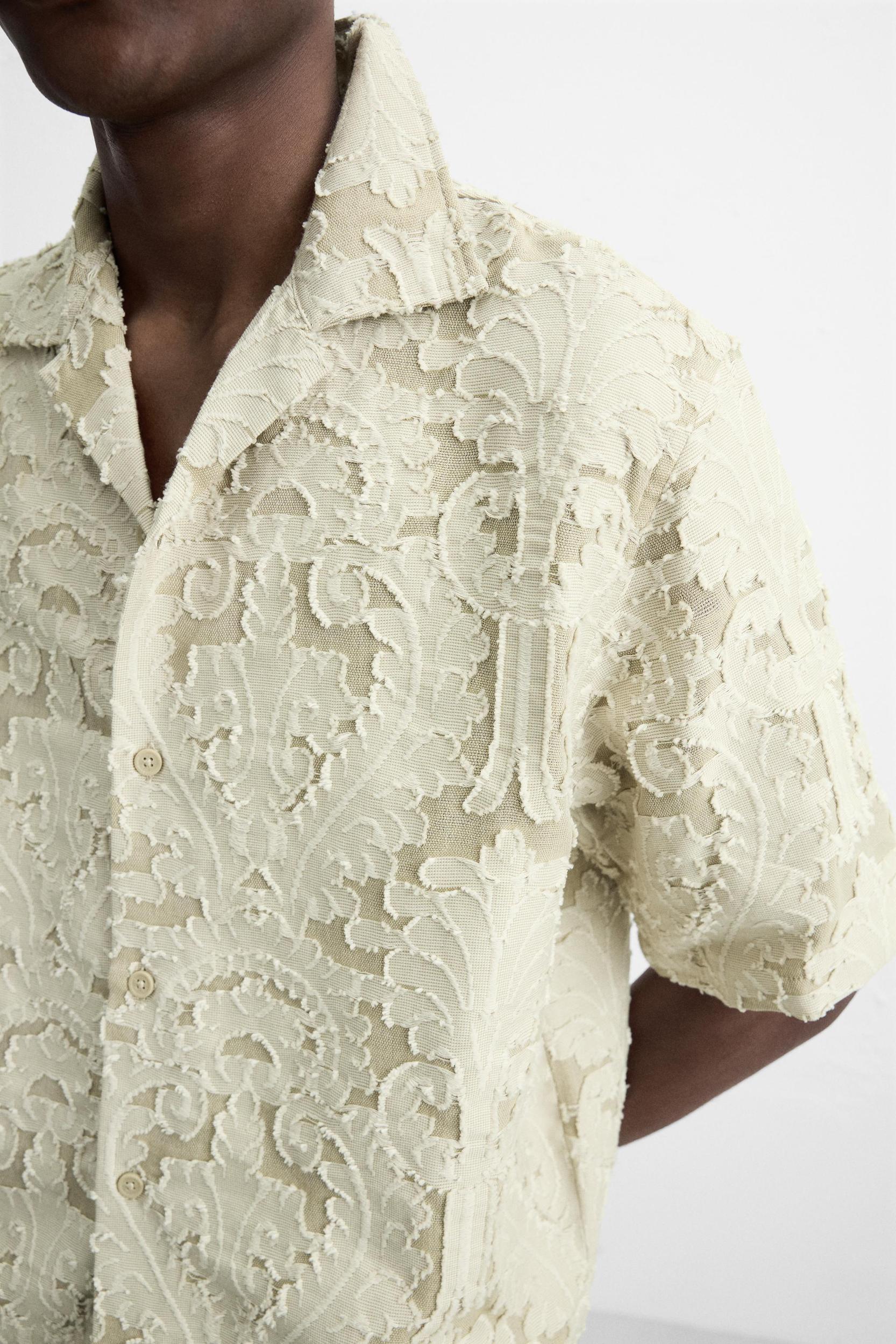GEOMETRIC JACQUARD SHIRT Product Image