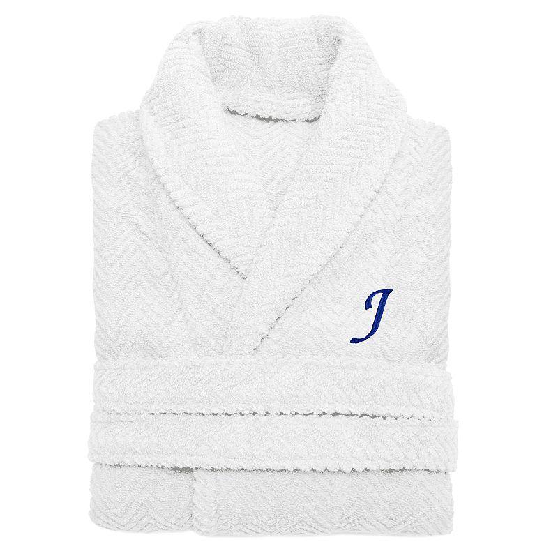 Linum Home Textiles Turkish Cotton Personalized Herringbone Weave Bathrobe, Womens Product Image