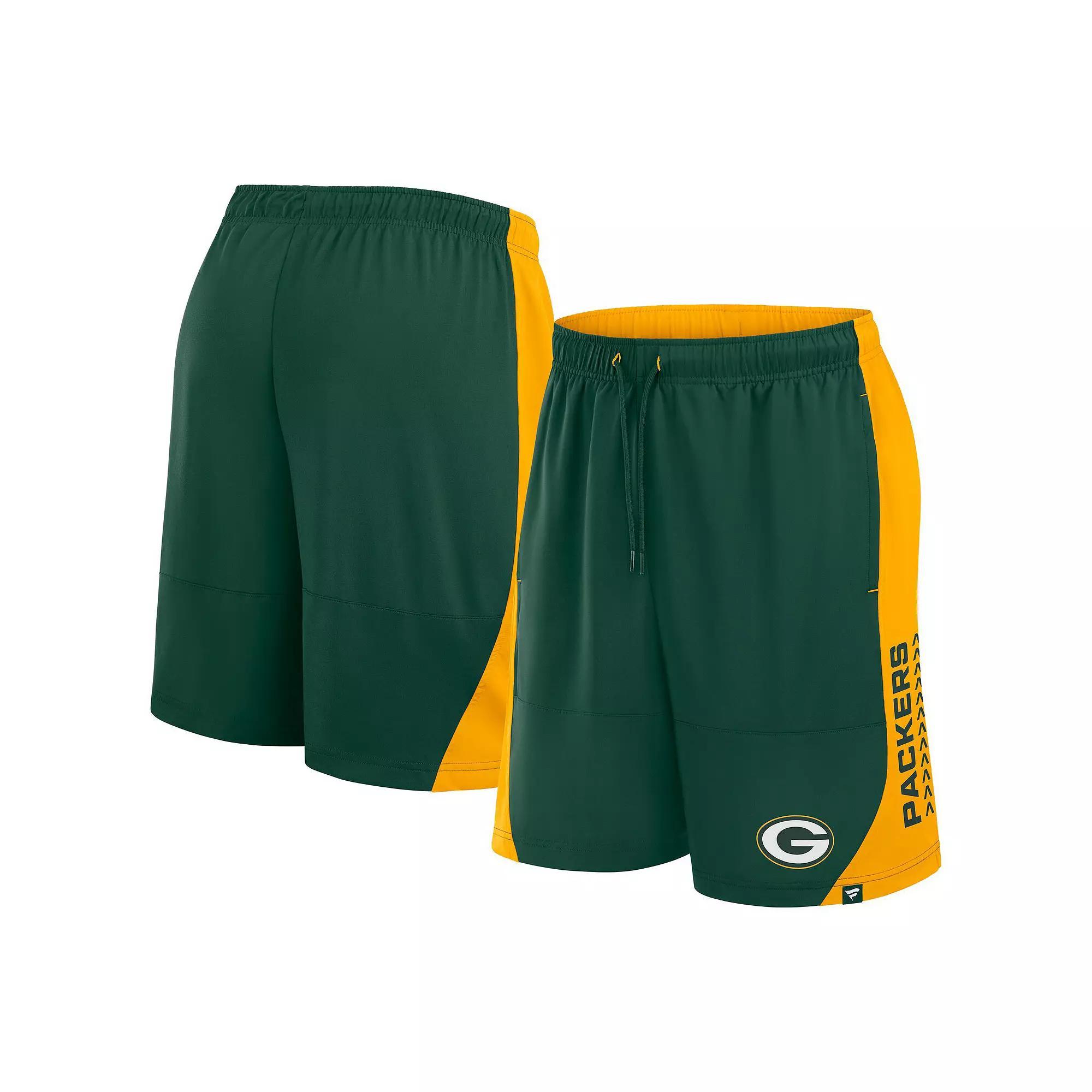 Men's Fanatics Green Green Bay Packers No Defense Shorts, Size: 4XL Product Image