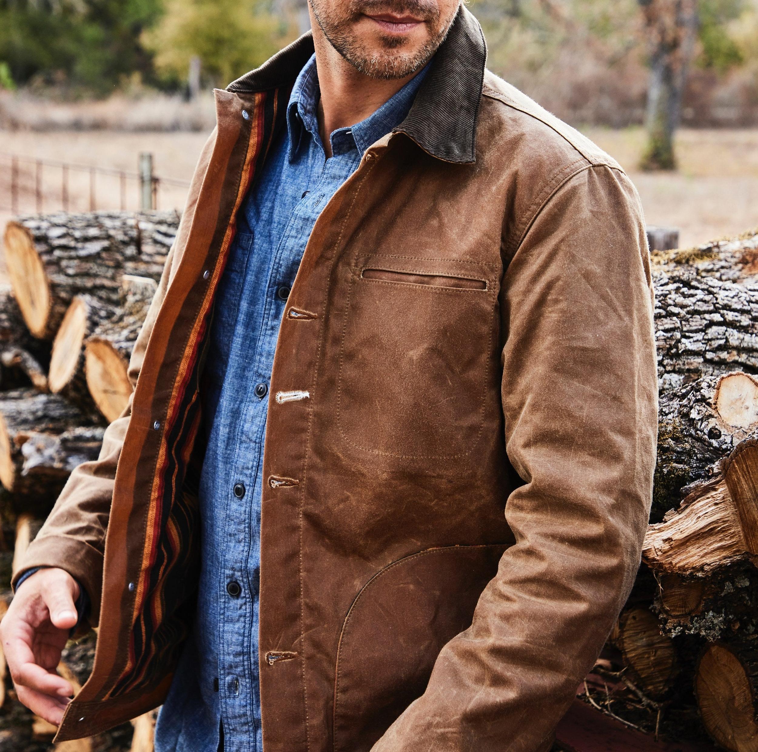 Supply Jacket - Blanket Lined Cord Collar Whiskey Product Image