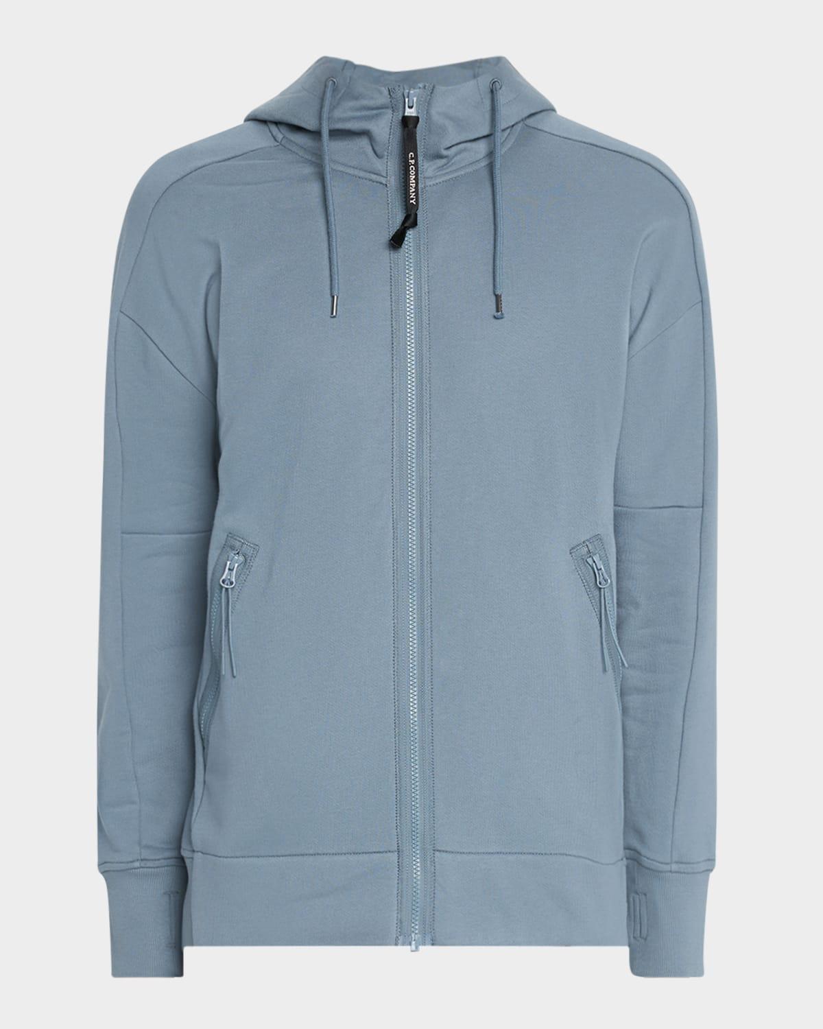 Mens Goggle Hooded Fleece Zip Sweatshirt Product Image