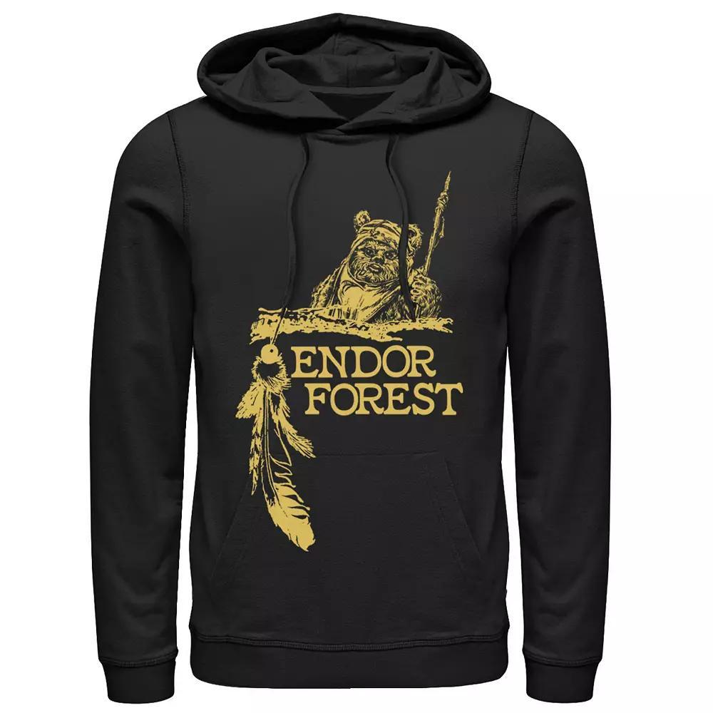 Men's Star Wars Ewok Endor Forest Hoodie, Size: XL, Blue Product Image