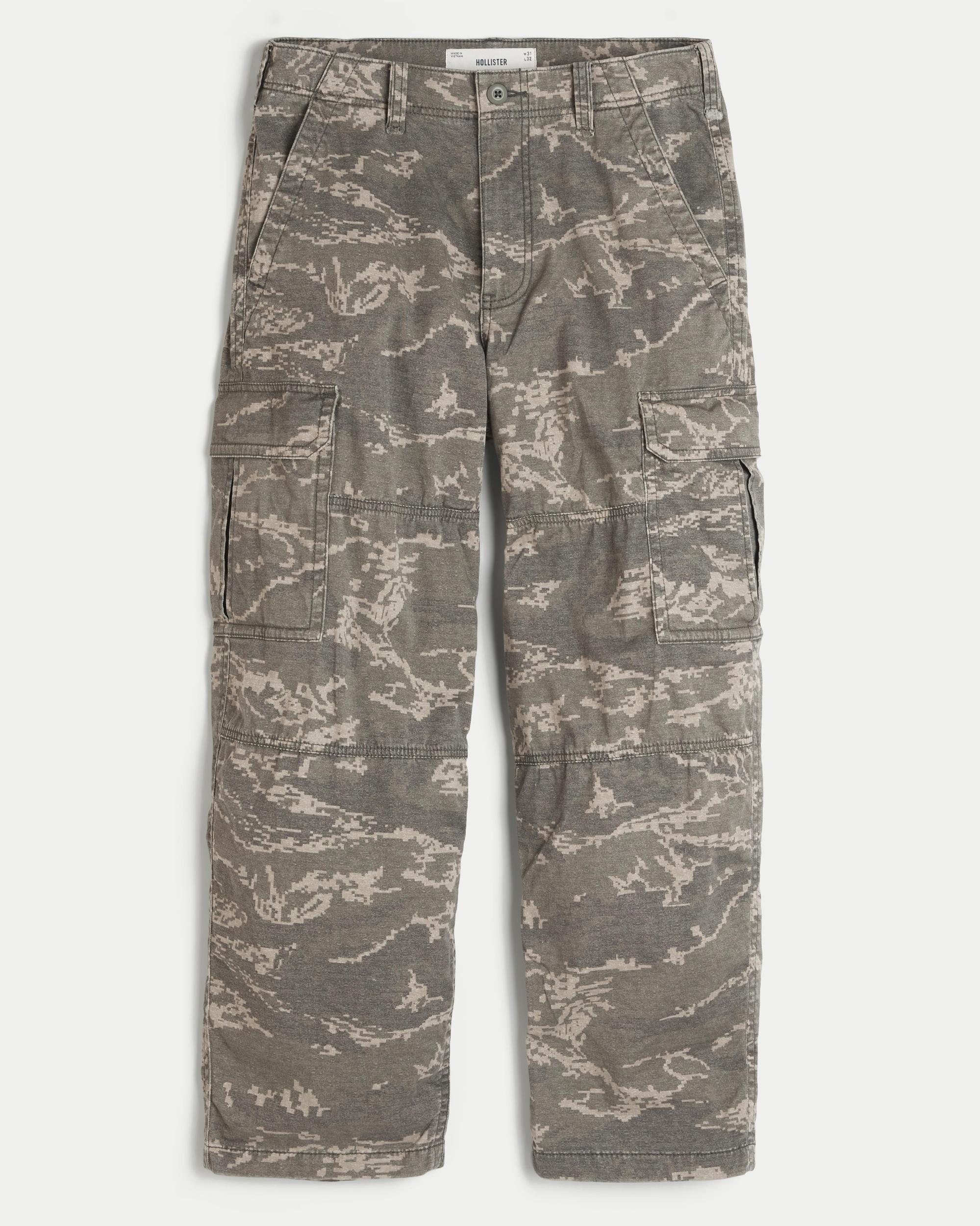 Camo Skater Baggy Cargo Pants Product Image