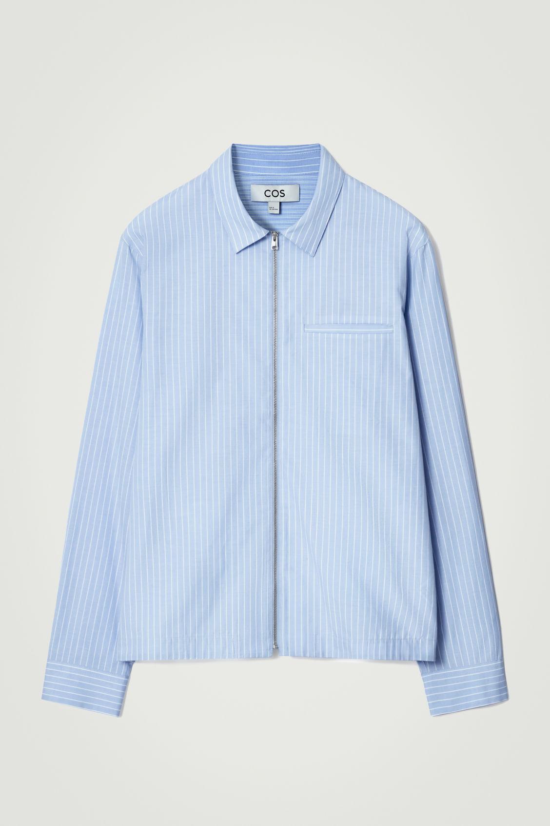 ZIPPED TWILL SHIRT Product Image