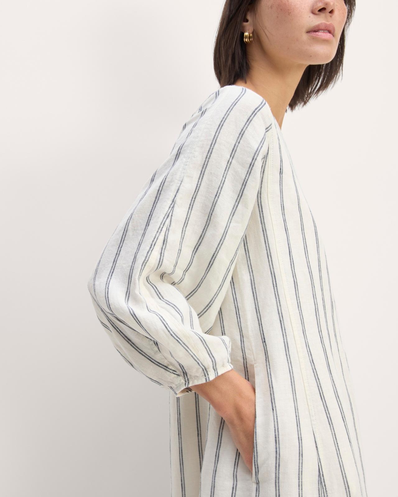 The Linen A-Line Midi Dress Product Image