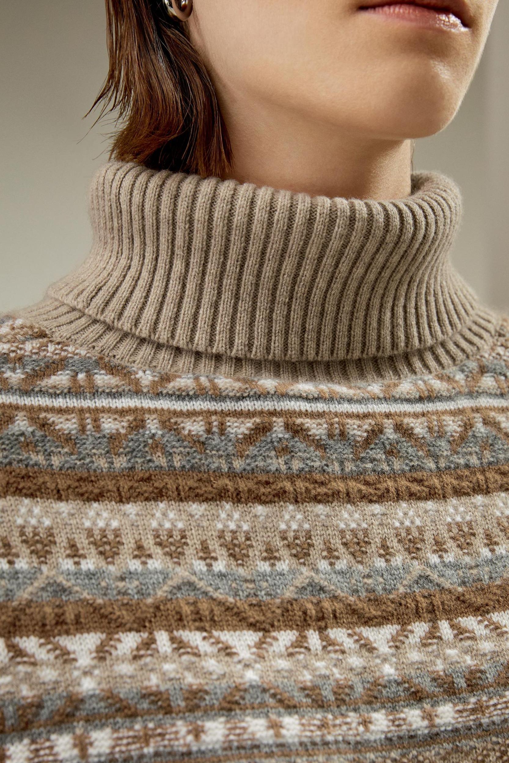 Fair Isle Cashmere Pullover Product Image