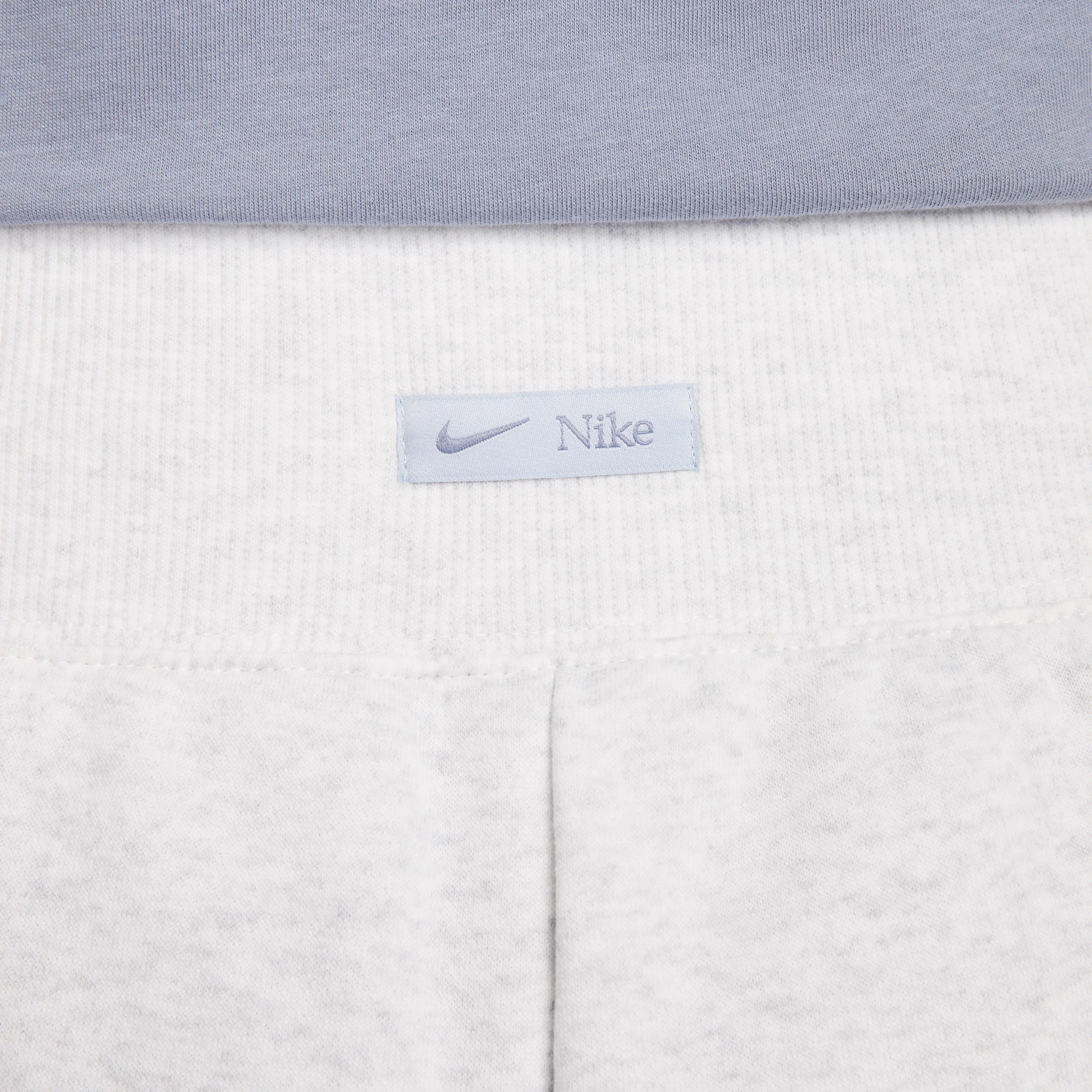 Nike Womens Sportswear Phoenix Fleece High-Waisted 2 Logo Shorts Product Image