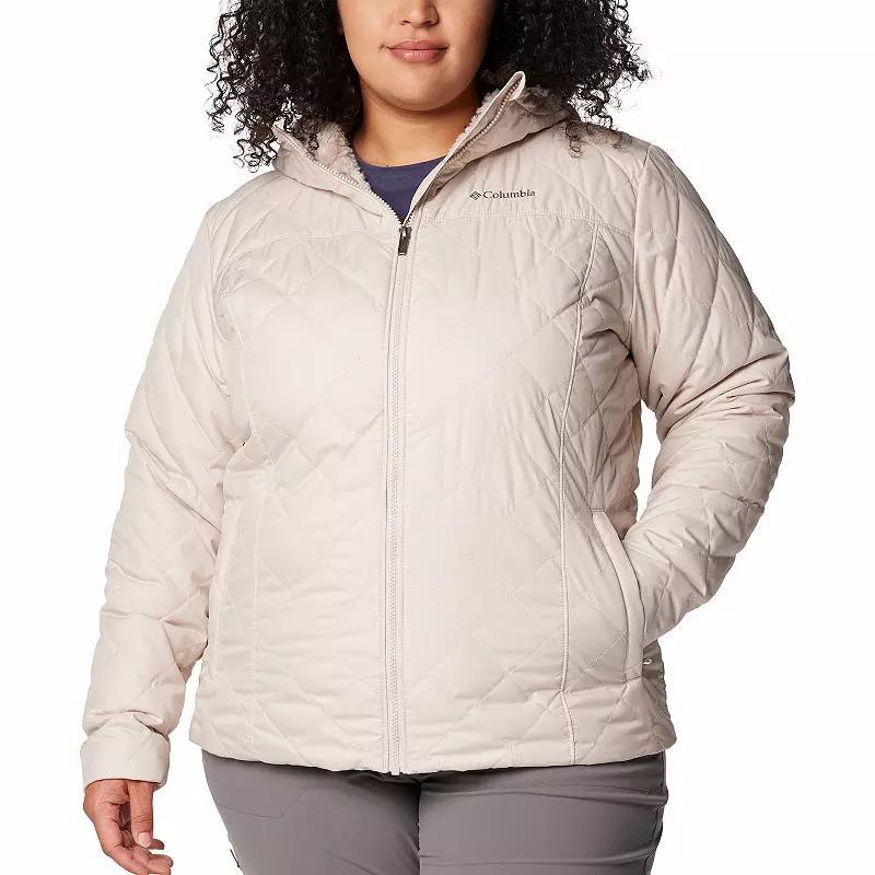 Plus Size Columbia Copper Crest II Hooded Jacket, Women's, Size: 1XL, Stone Green Product Image